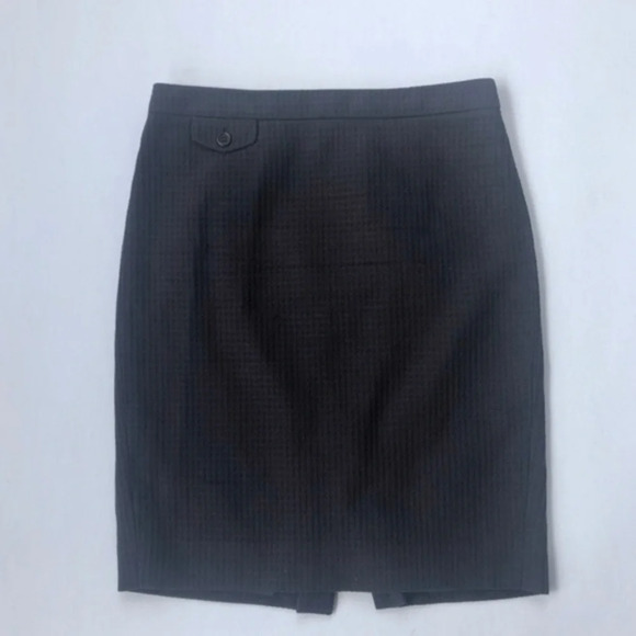 J. Crew No. 2 Pencil Skirt Cotton Twill Navy Blue - Picture 1 of 4